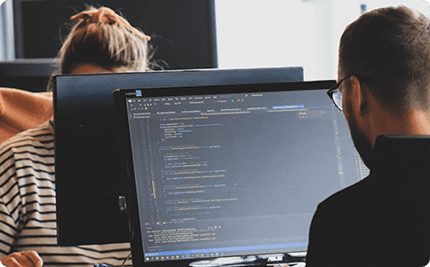 DevOps team collaborating